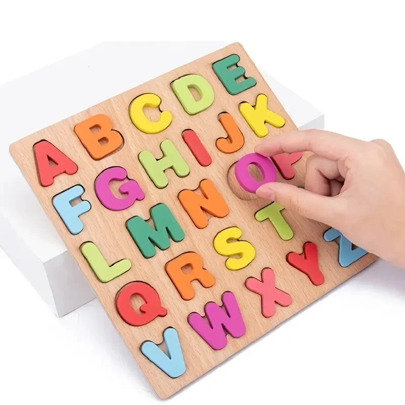 Puzzle en bois Alphabet 3D