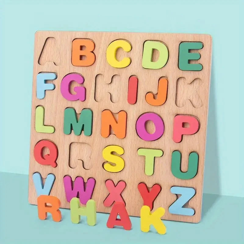 Puzzle en bois Alphabet 3D