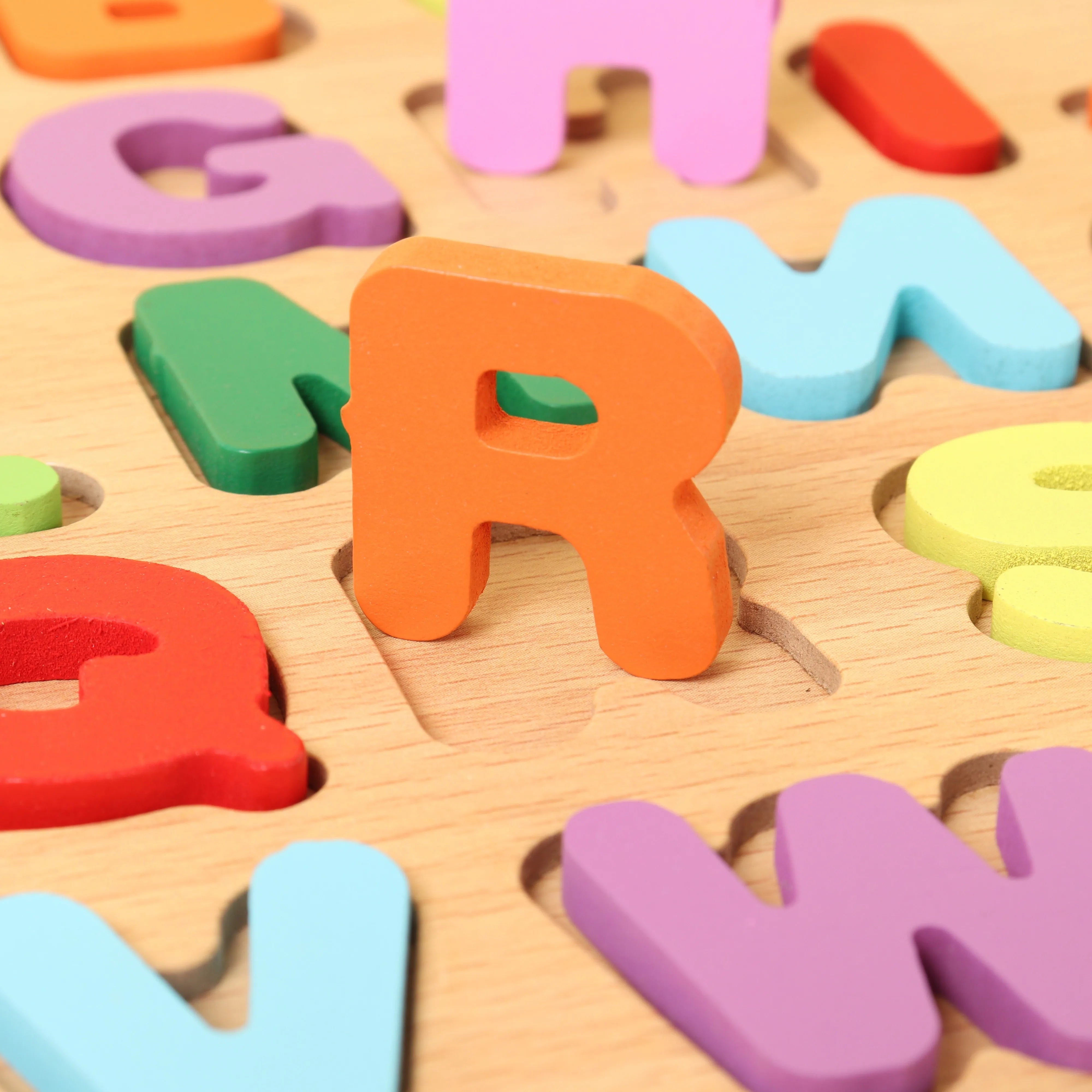 Puzzle en bois Alphabet 3D